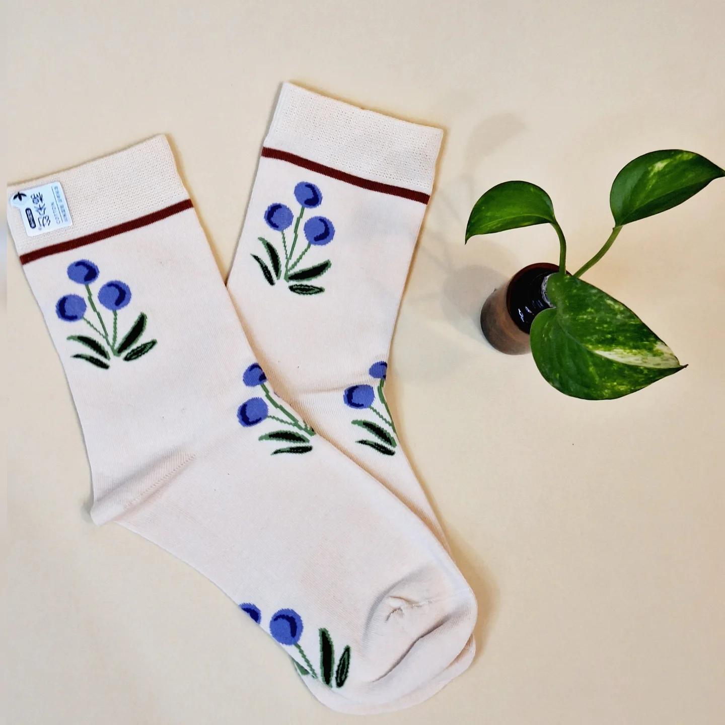 جوراب ساقدار زنانه (بلوبری)