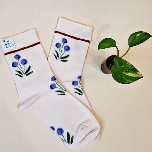 جوراب ساقدار زنانه (بلوبری)