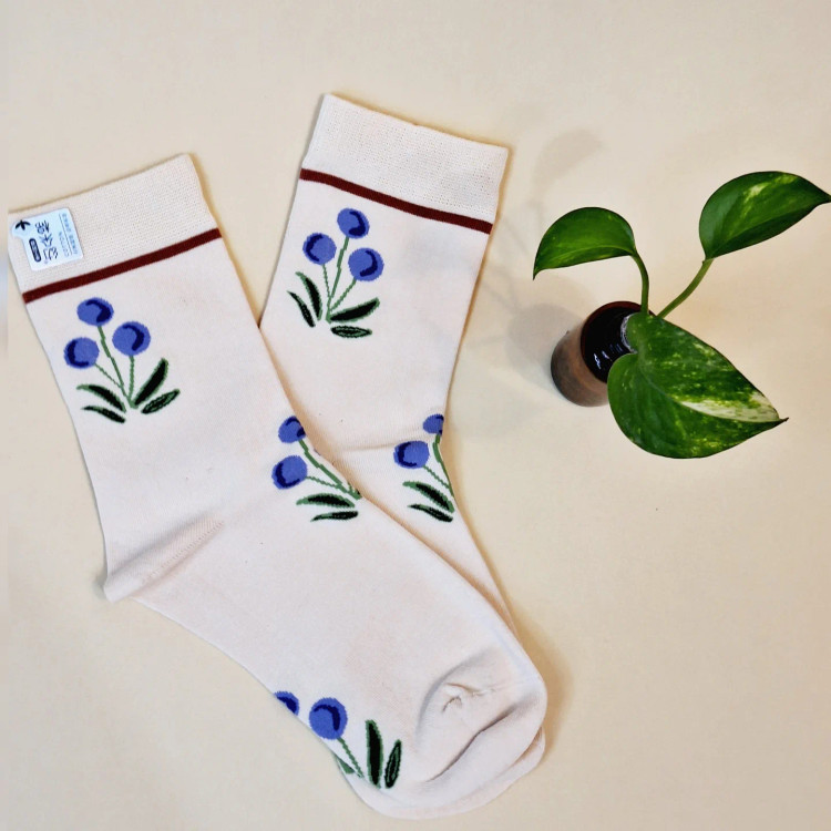 جوراب ساقدار زنانه (بلوبری)