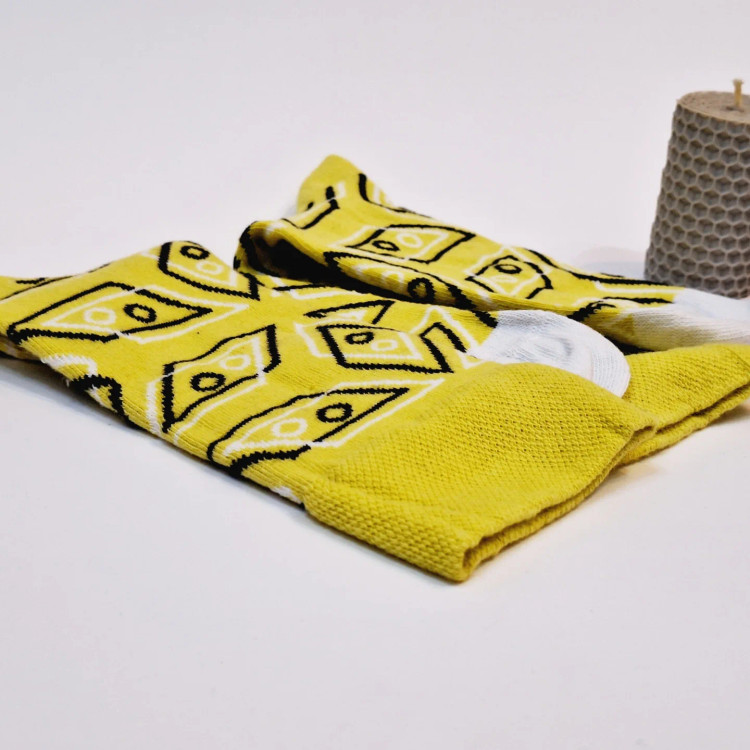 خرید جوراب ساقدار فانتزی زنانه طرح هندسی