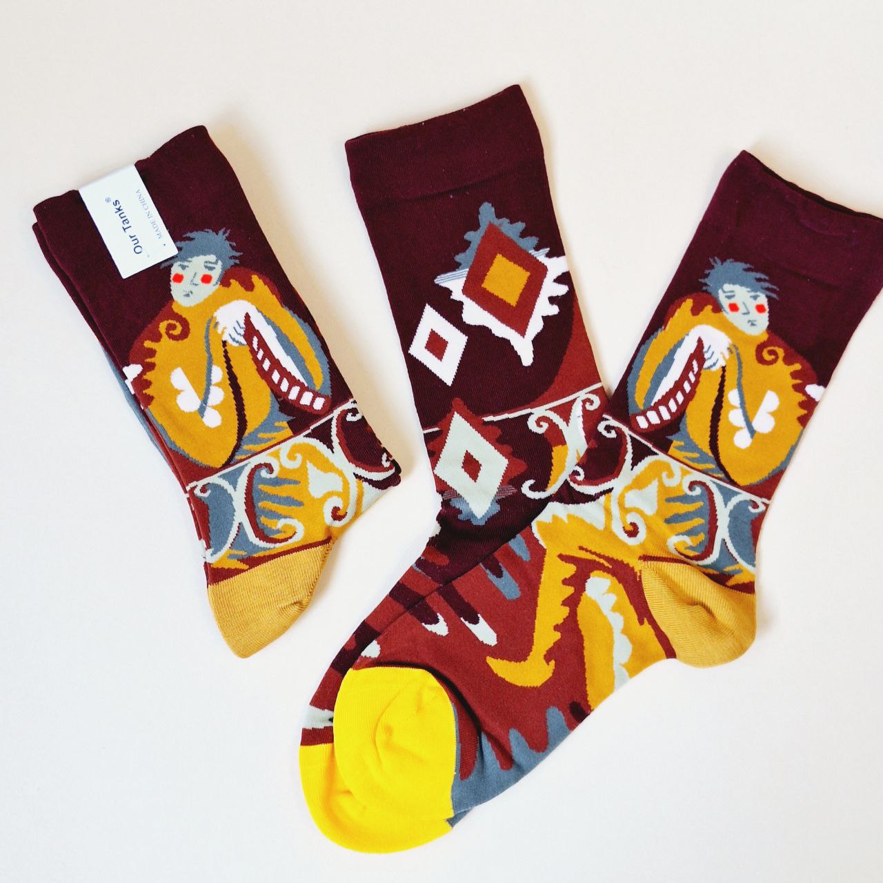 خرید آنلاین جوراب ساقدار فانتزی وارداتی برند our Tanks