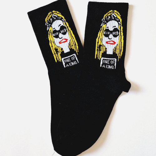 خرید جوراب فانتزی ساقدار(طرح آدمک)