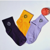 خرید آنلاین جوراب نیم ساق زنانه با طرح شکلک