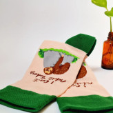 خرید آنلاین جوراب ساقدار زنانه (طرح تنبل)