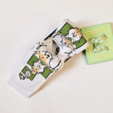 جوراب ساقدار زنانه ( طرح سگ بامزه)