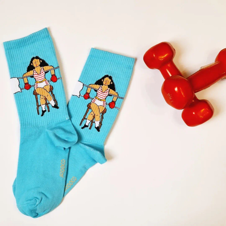 جوراب ساقدار زنانه ( زن قوی)