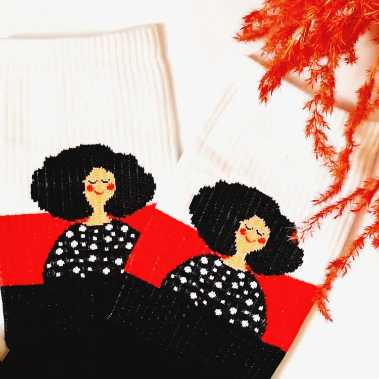 خرید جوراب ساقدار زنانه نخی با قیمت خوب