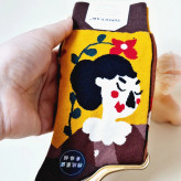 جوراب ساقدار فانتزی طرح لنگه به لنگه با قیمت خوب