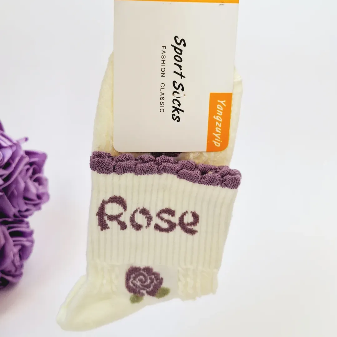 خرید جوراب نیم ساق زنانه فانتزی وارداتی ضد حساسیت