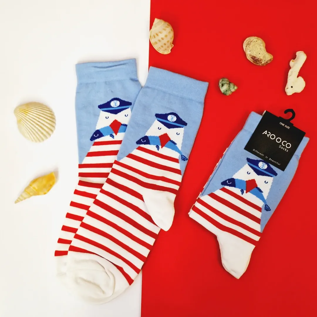 جوراب ساقدار مردانه (مرغ دریایی)