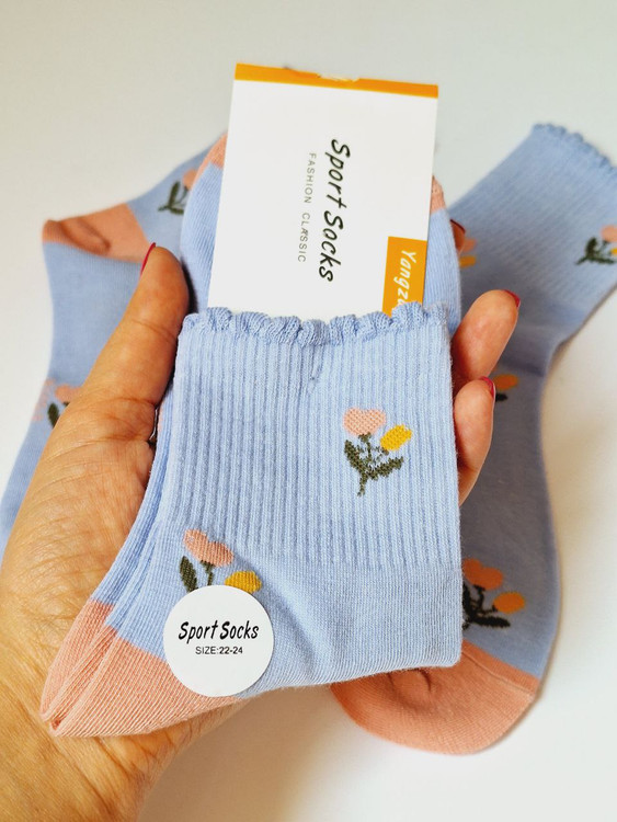 خرید جوراب نیمساق زنانه فانتزی خارجی