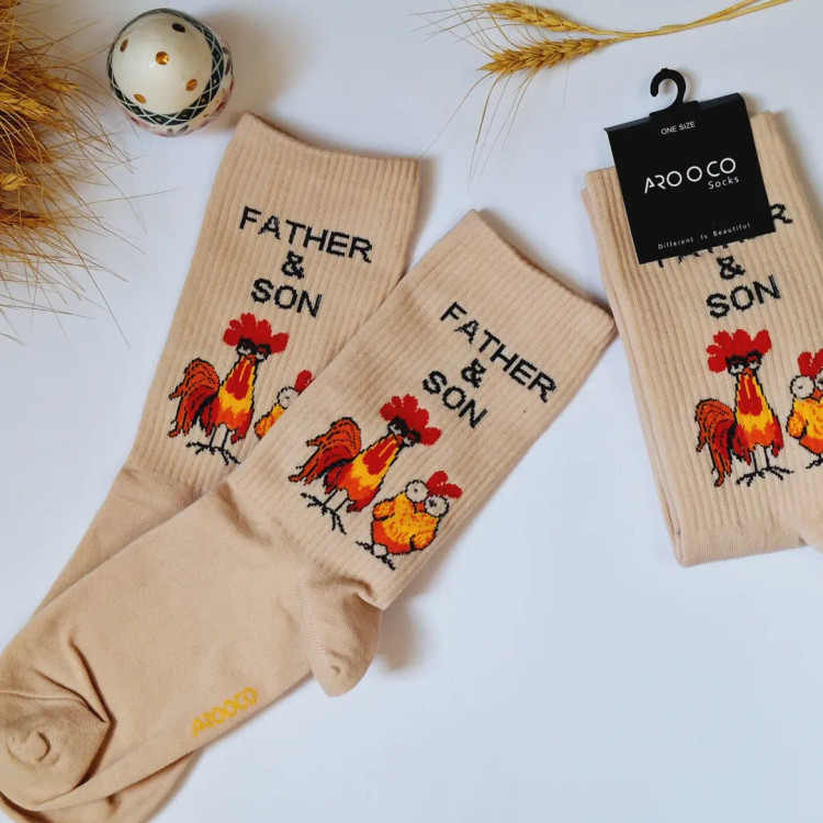 جوراب ساقدار مردانه (طرح Father & son)