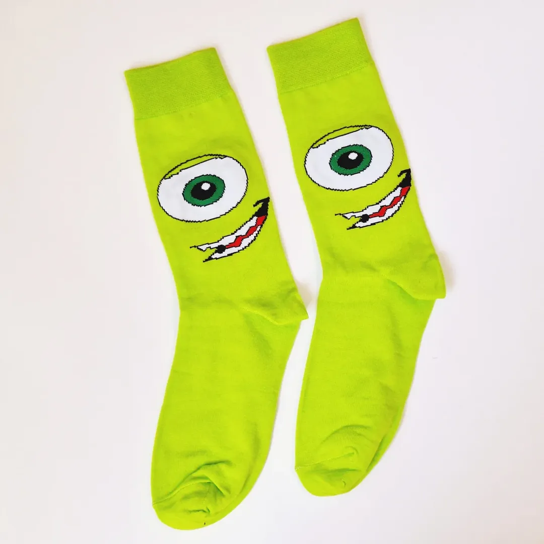 خرید جوراب ساقدار فانتزیطرح مایک کارخانه هیولا