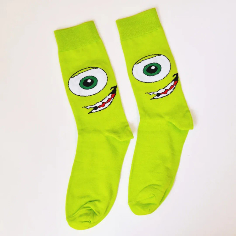 خرید جوراب ساقدار فانتزیطرح مایک کارخانه هیولا