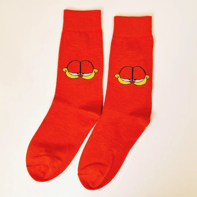 خرید جوراب ساقدار فانتزی طرح گارفیلد