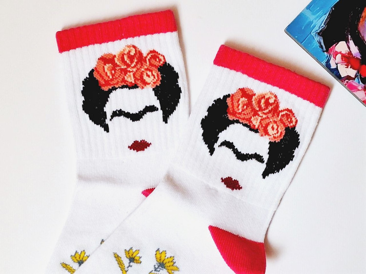 خرید جوراب نیمساق زنانه با طرح فریدا