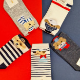 جوراب زیرقوزکی زنانه (طرح خرسی)