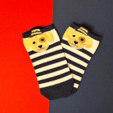 جوراب زیرقوزکی زنانه فانتزی با طرح حیوانات