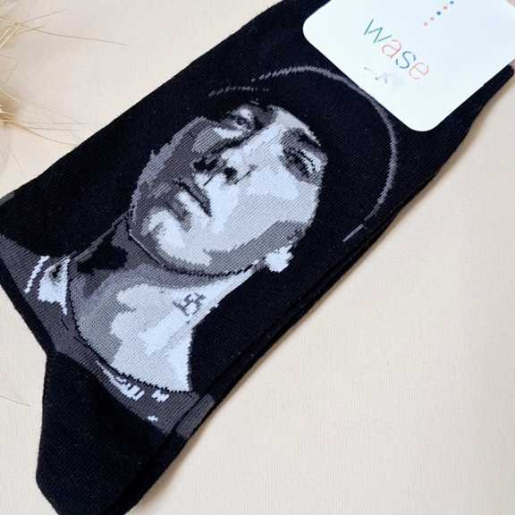 خرید جوراب ساقدار مردانه با طرح Eminem