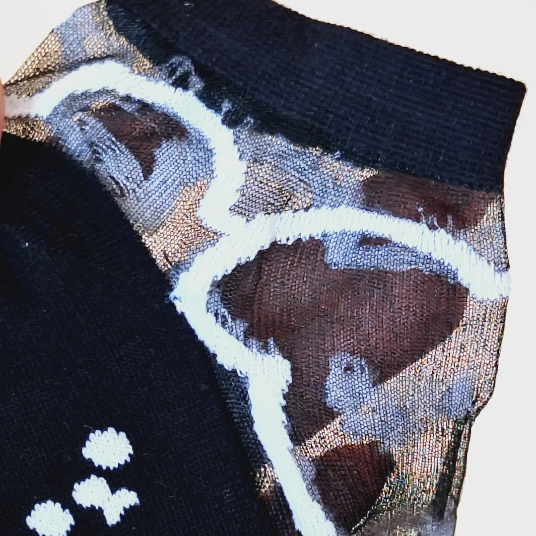 خرید جوراب مچی توری طرحدار مجلسی زنانه