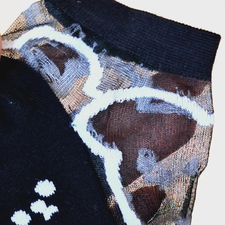 خرید جوراب مچی توری طرحدار مجلسی زنانه