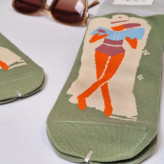 خرید آنلاین جوراب نیم ساق زنانه فانتزی قیمت خوب