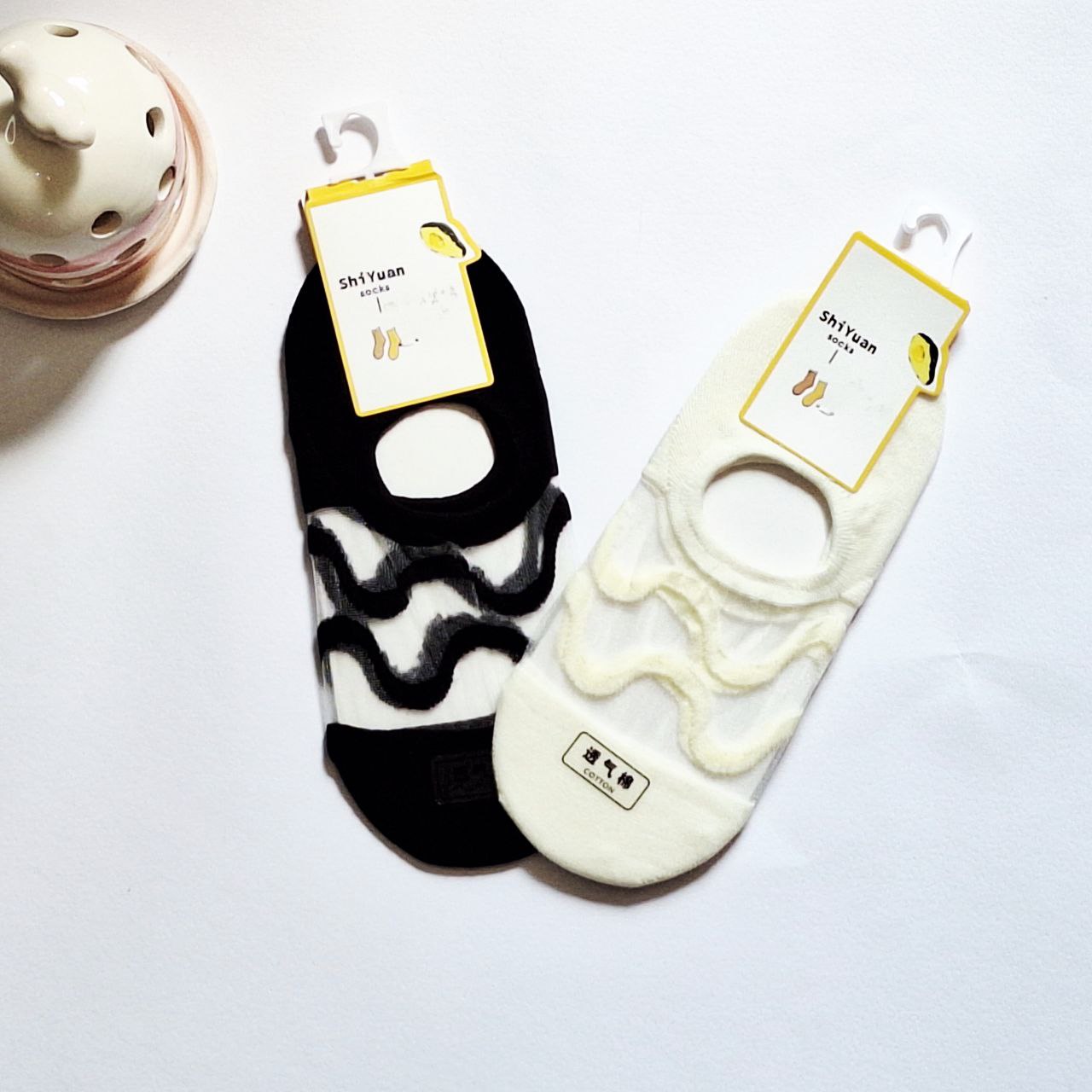 خرید آنلاین جوراب کالج شیشه ای زنانه