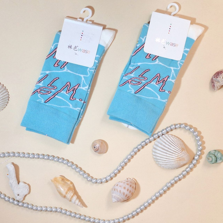 جوراب ساقدار زنانه (طرح ocean)