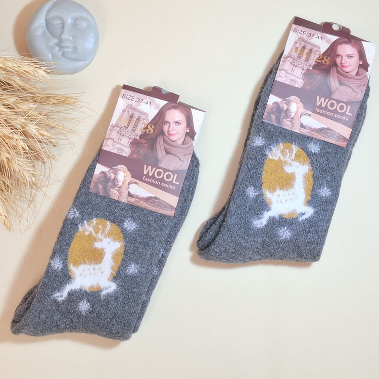 جوراب موهر زنانه طرح گوزن