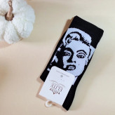 جوراب ساقدار زنانه با طرح مرلین مونرو