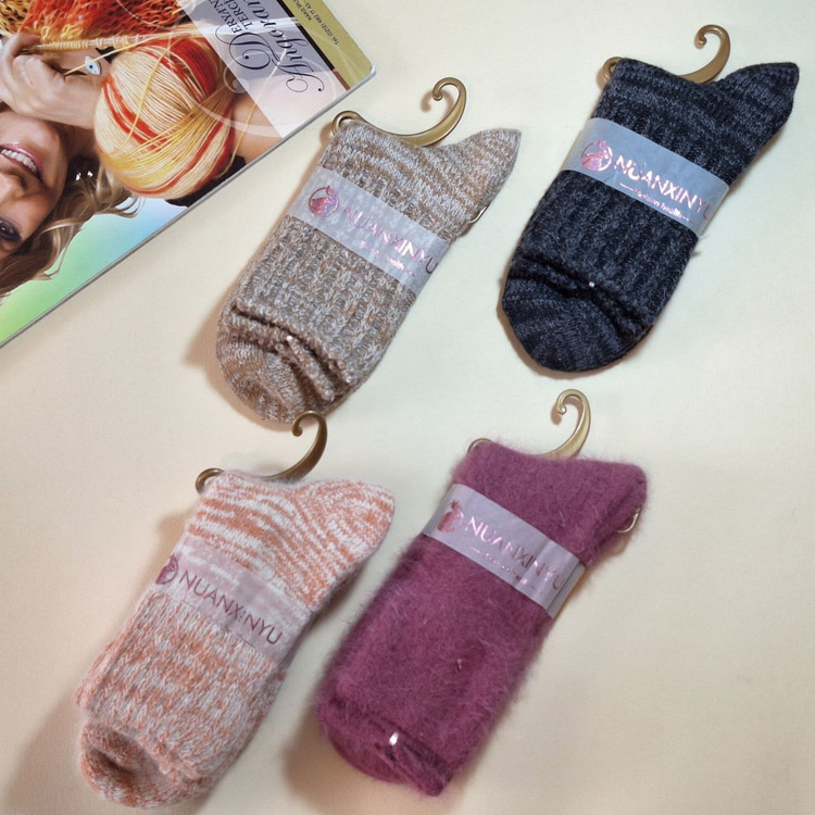 جوراب ساقدار پشمی زمستانی زنانه