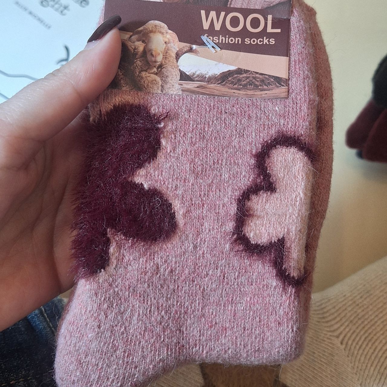 خرید جوراب ساقدار حوله ای