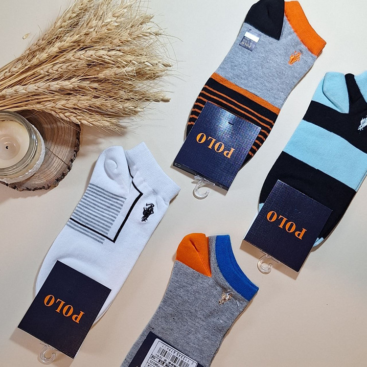 جوراب مچی مردانه طرحدار POLO