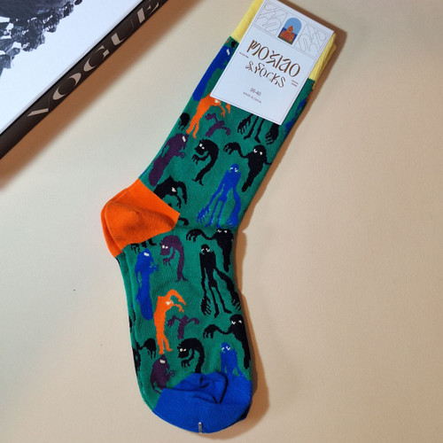 جوراب ساقدار فانتزی زنانه (طرح Ghost)