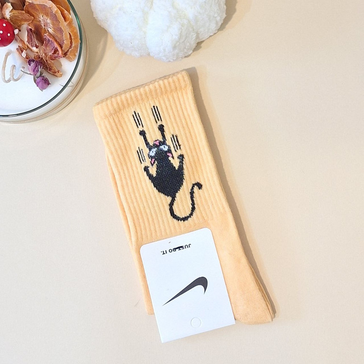 جوراب ساقدار فانتزی طرح گربه جدید و ترند