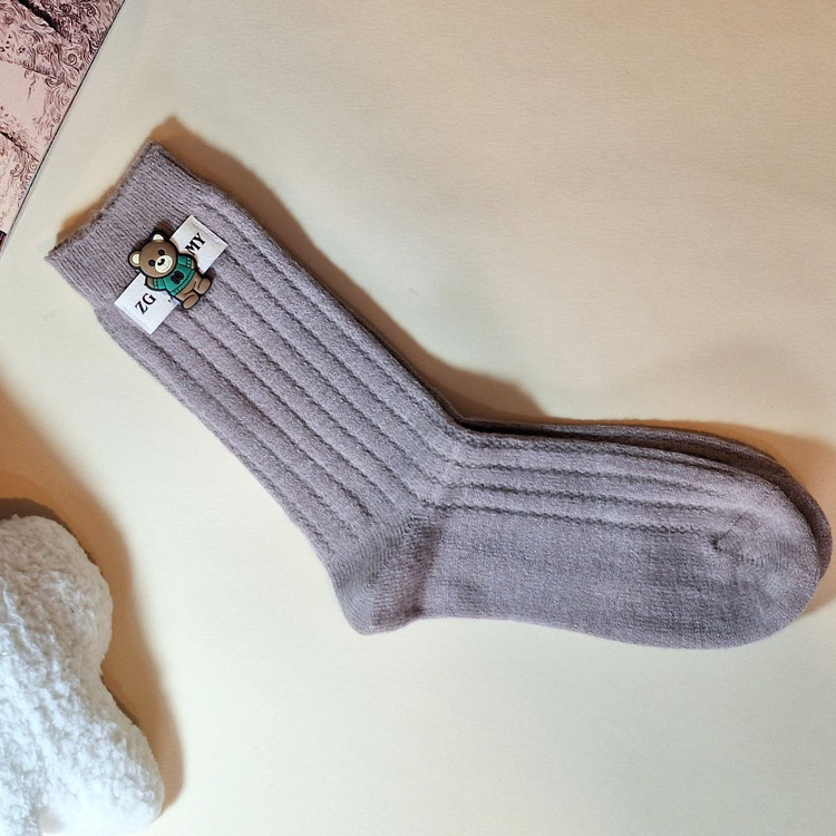 جوراب ساقدار فانتزی تدی وارداتی با عروسک برجسته و طراحی خاص برای خرید آنلاین