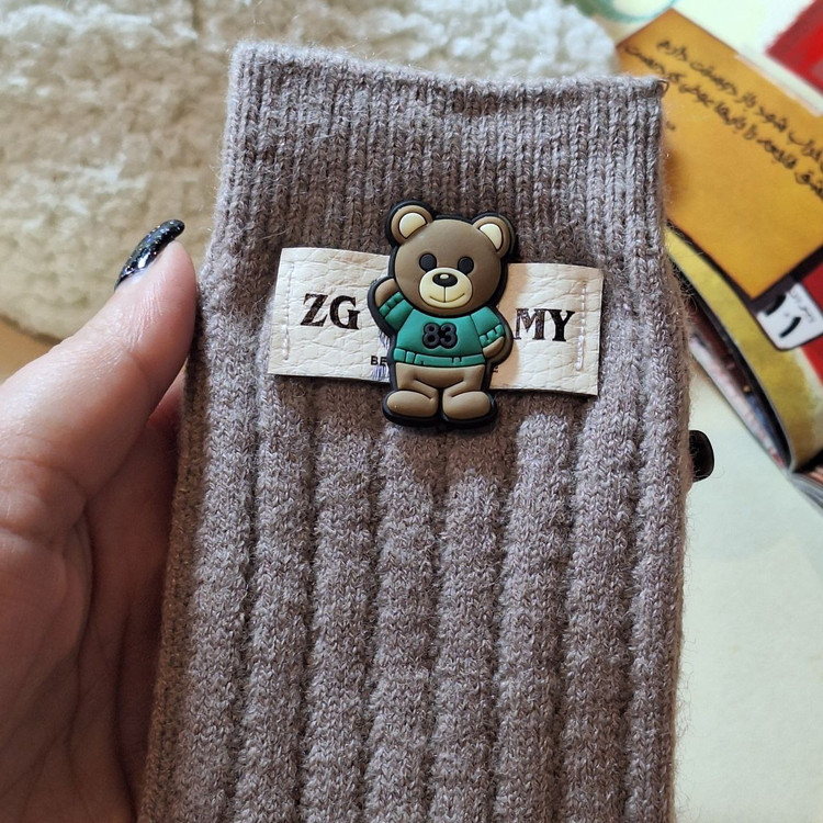 خرید جوراب فانتزی تدی وارداتی با طراحی خاص و ارسال فوری به سراسر کشور