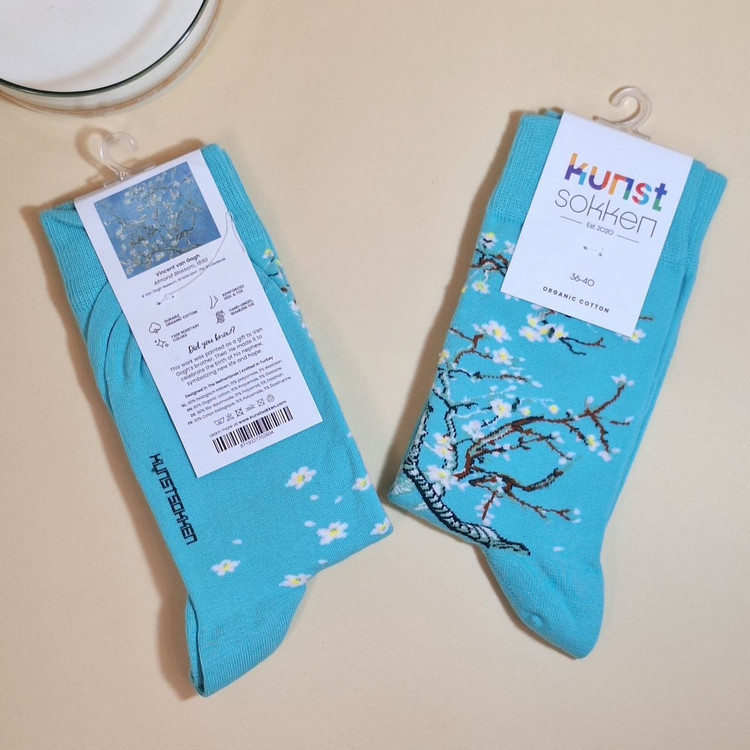 سفارش اینترنتی جوراب ساقدار زنانه ترک طرح شکوفه بادام