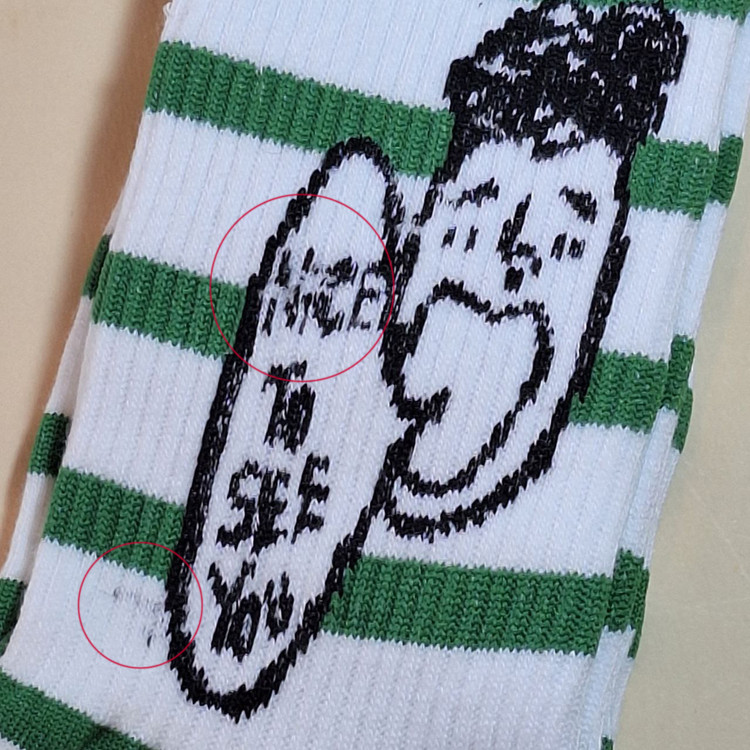 خرید جوراب ساقدار زنانه (طرح see you) با تخفیف