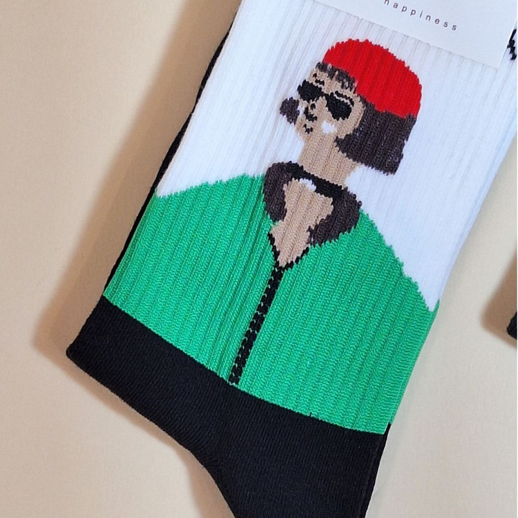 قیمت جوراب یونیسکس ساقدار لئون و ماتیلدا نخ پنبه